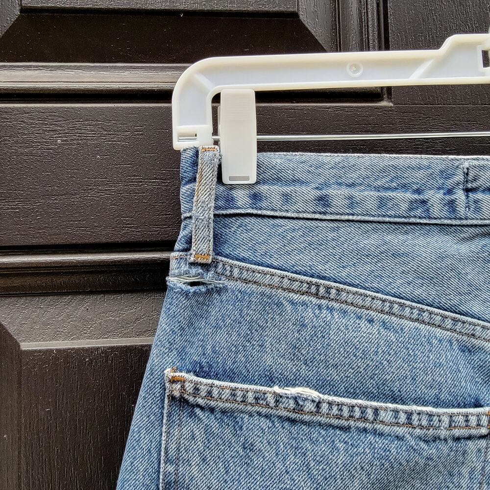 Agolde 90's Pinch Waist High Rise Straight Leg Jeans Button Fly Size Size 26 - Picture 7 of 8